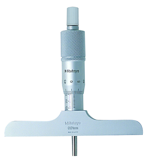 Mitutoyo Mélységmérő mikrométer, 0-25 mm, 0.01 mm, 101.6x16 mm (128-102) termék fő termékképe