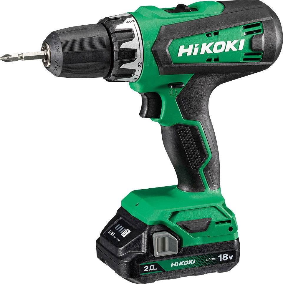 HiKoki DS18DFWCZ akkus fúró-csavarozó (2 x 2.0 Ah Li-ion akkuval, kofferben) termék fő termékképe