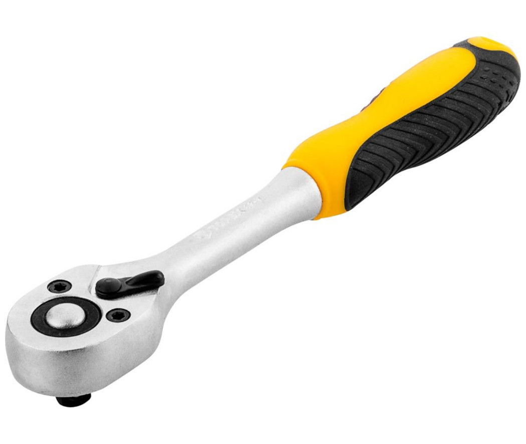 Topex 38D501 racsnis hajtókar, 1/4"-os, 45-fogú, CrV acél, 150 mm termék fő termékképe