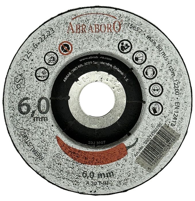 Abraboro 125 x 6.0 x 22 mm CHILI fémtisztító korong, 5 db/csomag termék fő termékképe