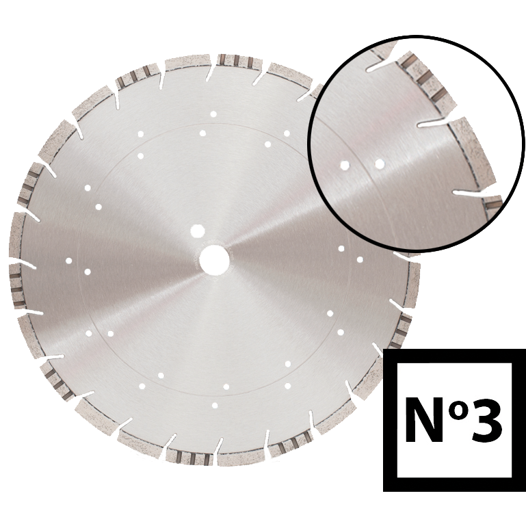 Abraboro 230 x 22.23 mm No.3 gyémánttárcsa termék fő termékképe