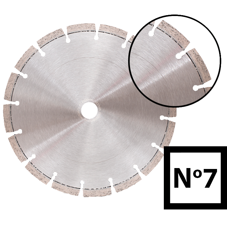 Abraboro 300 x 25.40 mm No.7 univerzális gyémánttárcsa termék fő termékképe