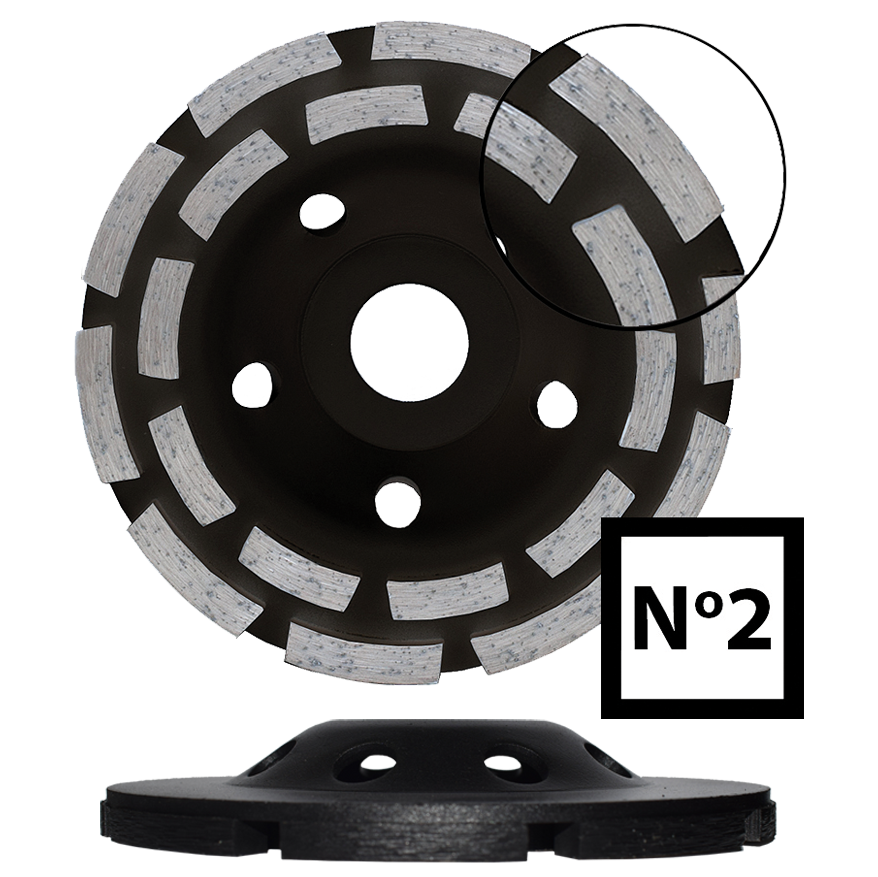 Abraboro 115 x 22.23 mm No.2 gyémántszemcsés betoncsiszoló termék fő termékképe