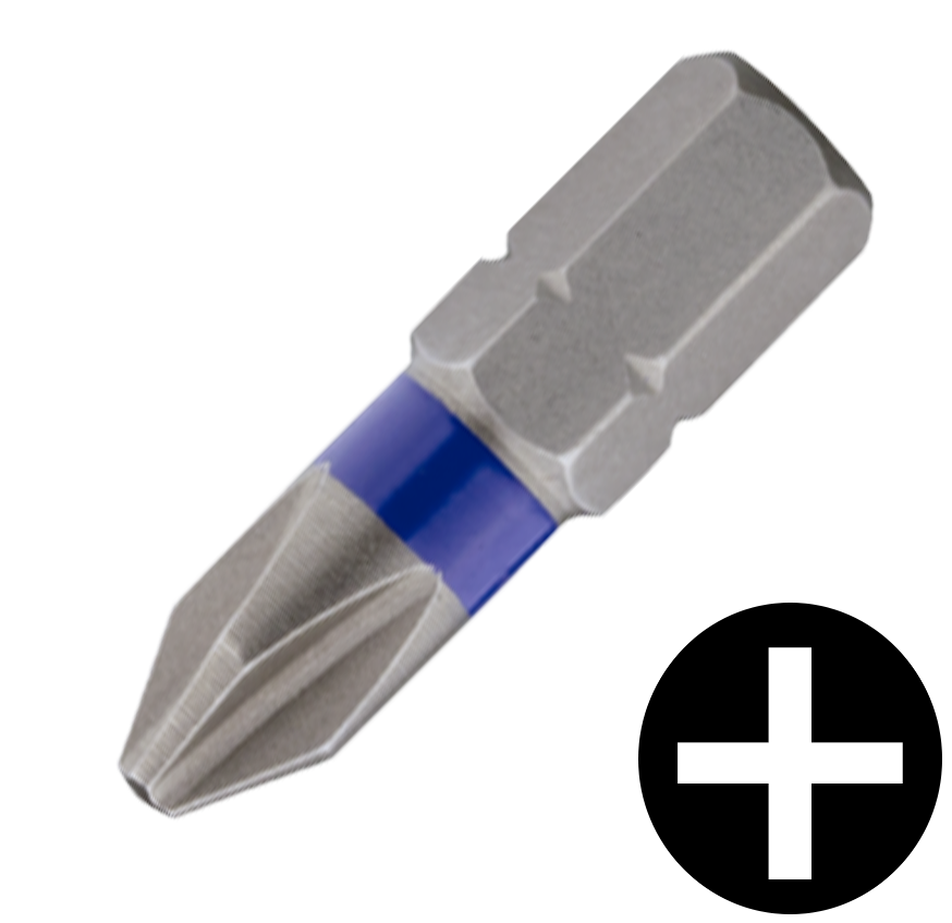 Abraboro PH 2 x 25 mm Phillips POWER bit, 2 db/csomag termék fő termékképe