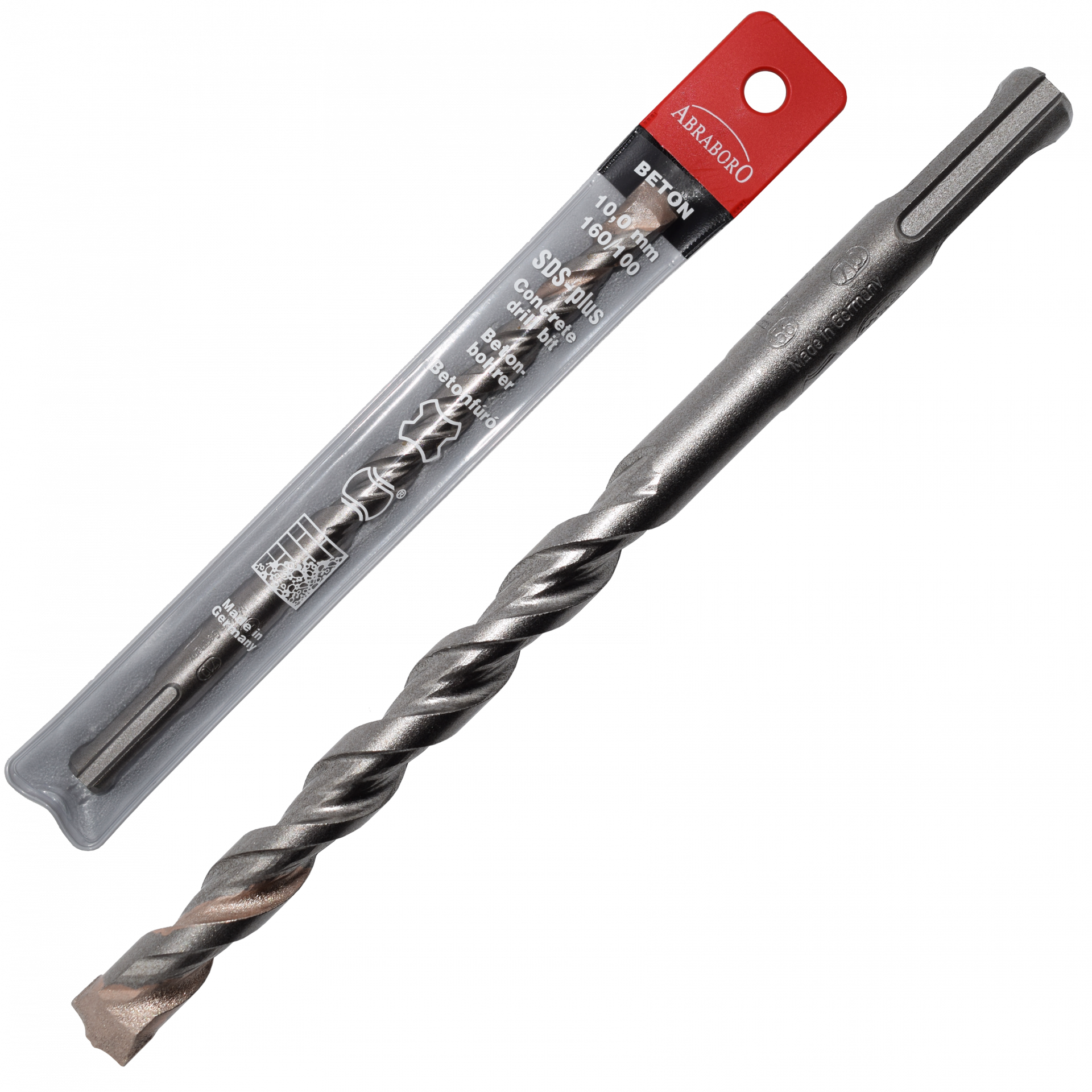 Abraboro 25 x 250 / 200 mm SDS-plus TWIXX betonfúró műanyag tasakban termék fő termékképe