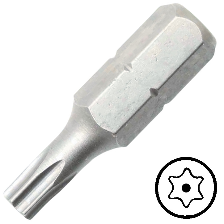 KENNEDY TX10 furatos Torx csavarbehajtó bit 1/4" hatszög illesztéssel, 25 mm termék fő termékképe