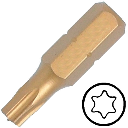 KENNEDY TX30 Torx titán csavarhúzó bit 1/4" hatszög illesztéssel, 25 mm termék fő termékképe