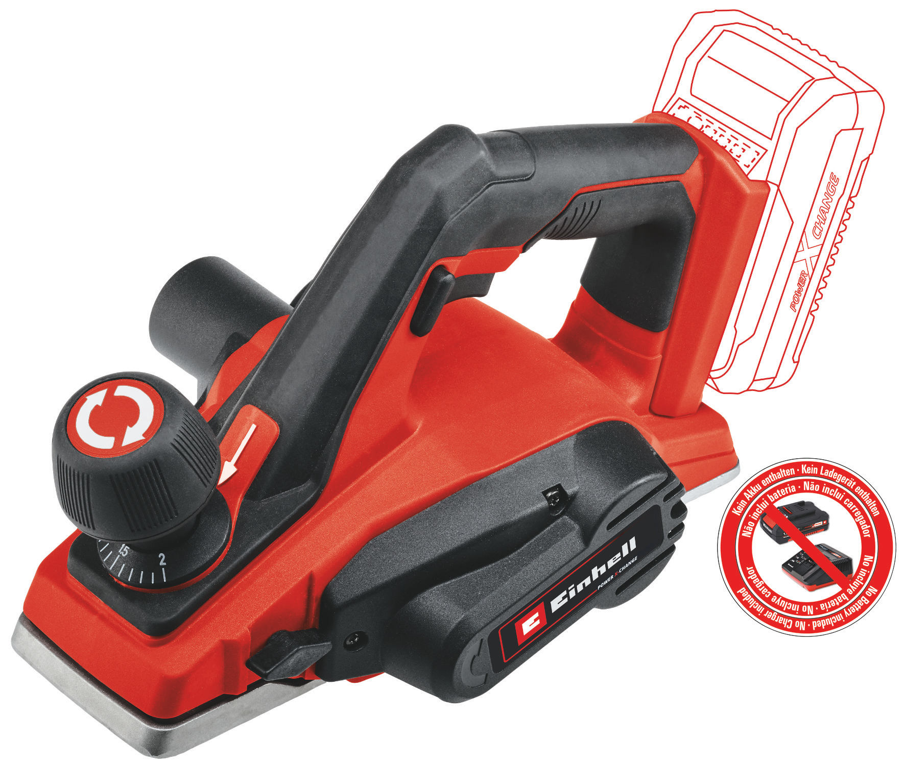 EINHELL TE-PL 18/82 Li - Solo akkus gyalu (akku és töltő nélkül) termék fő termékképe