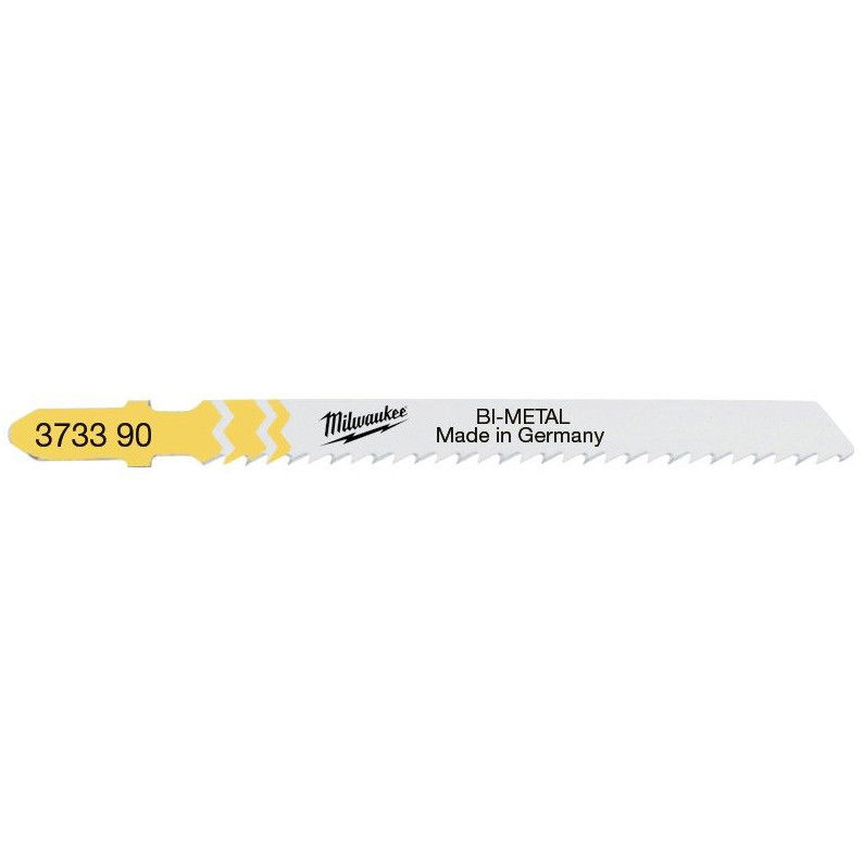 Milwaukee Szúrófűrészlap, tiszta és forgács nélküli vágáshoz, Bi-Met, T 101 BF, 91 mm, 5 db/csomag termék fő termékképe