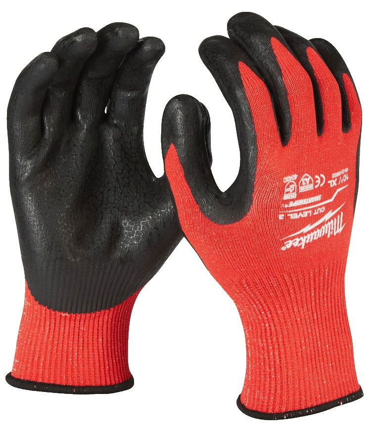 Milwaukee Vágásbiztos védőkesztyű, 3/C vágási szint, 12 pár/csomag termék fő termékképe