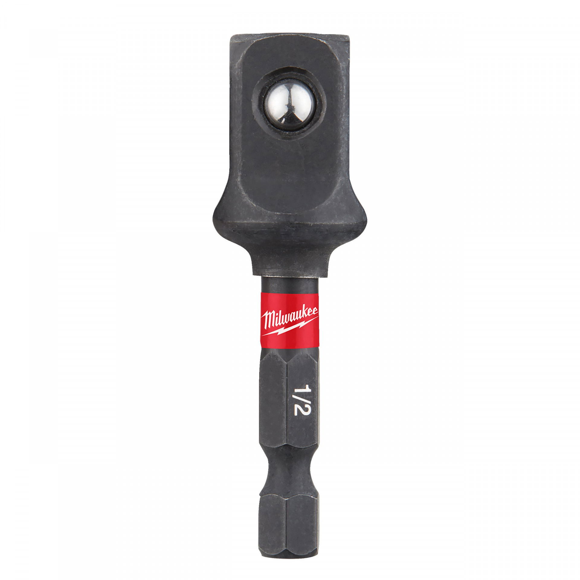 Milwaukee Shockwave Impact Duty™ dugókulcs adapter, 1/4" hatszög - 1/2" négyszög, 55 mm termék fő termékképe
