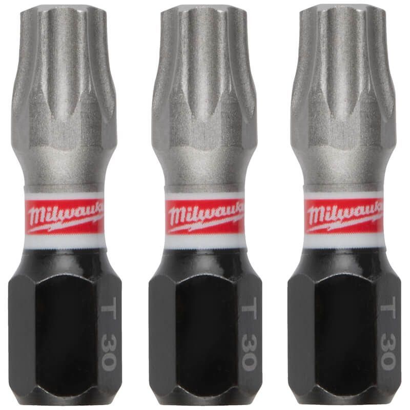 Milwaukee Shockwave Impact Duty™ csavarozó bit, 25 mm, TX 30, 3 db/csomag termék fő termékképe