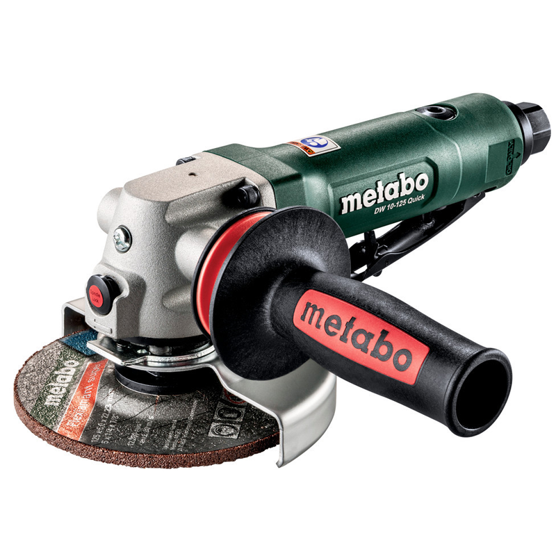 METABO DW 10-125 QUICK sűrített levegős sarokcsiszoló (kartonban) termék fő termékképe