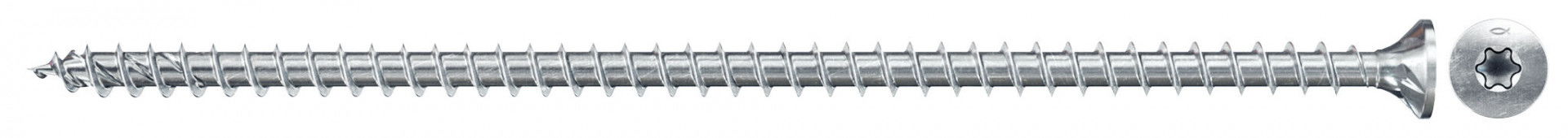 Fischer FPF II CTF 8.0 x 160 BC 50 süllyesztett fejű, kékre horganyzott, végigmenetes szerkezetépítő csavar TX behajtással, 50 db/csomag termék fő termékképe