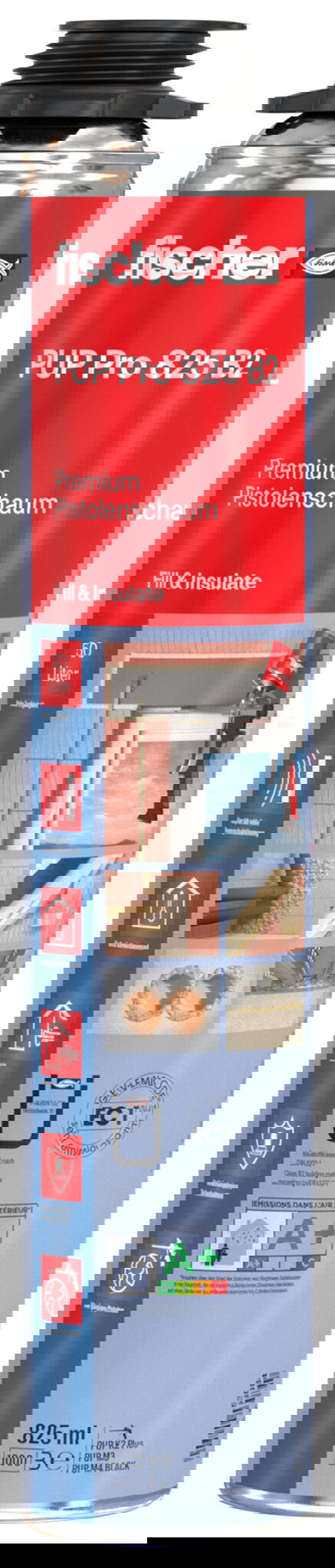 Fischer PUP Pro 825 B2 egykomponensű pisztolyhab, bézs, 825 ml termék fő termékképe