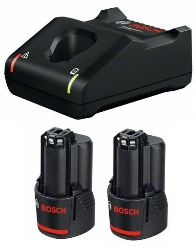 Bosch GAL 12V-40 gyorstöltő + 2 db GBA Li-ion akkumulátor, 12 V, 3.0 Ah termék fő termékképe
