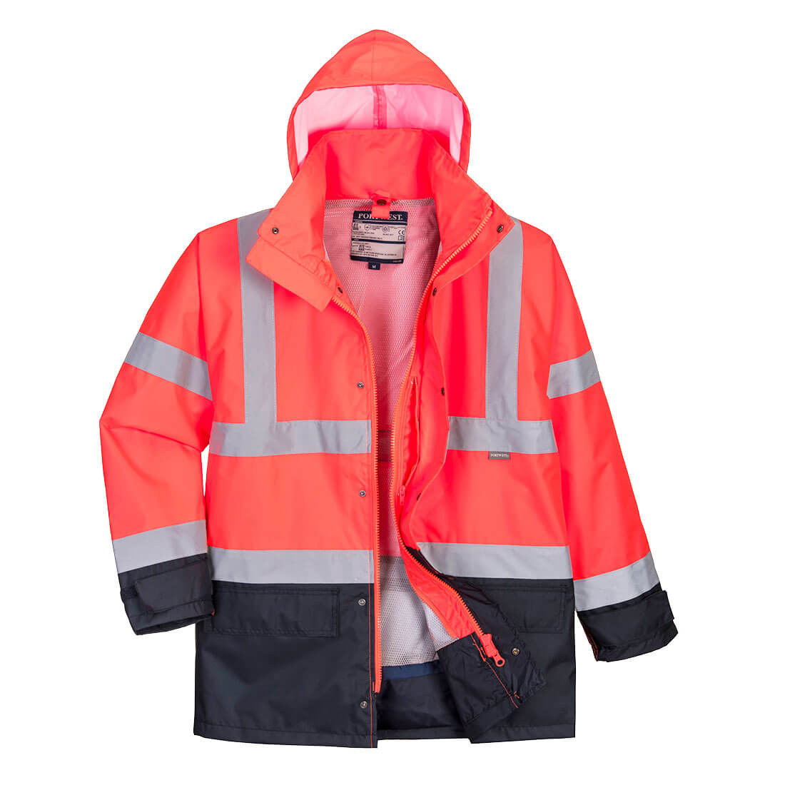 Portwest S768 - Hi-Vis Executive 5:1 kabát, piros/tengerészkék termék fő termékképe
