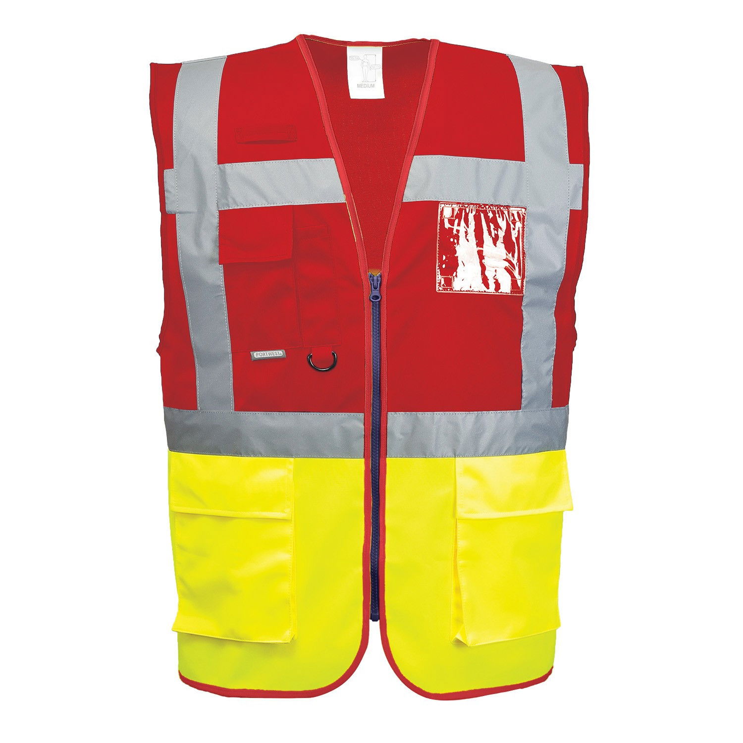 Portwest C276 - Paris Executive mellény, sárga/piros termék fő termékképe